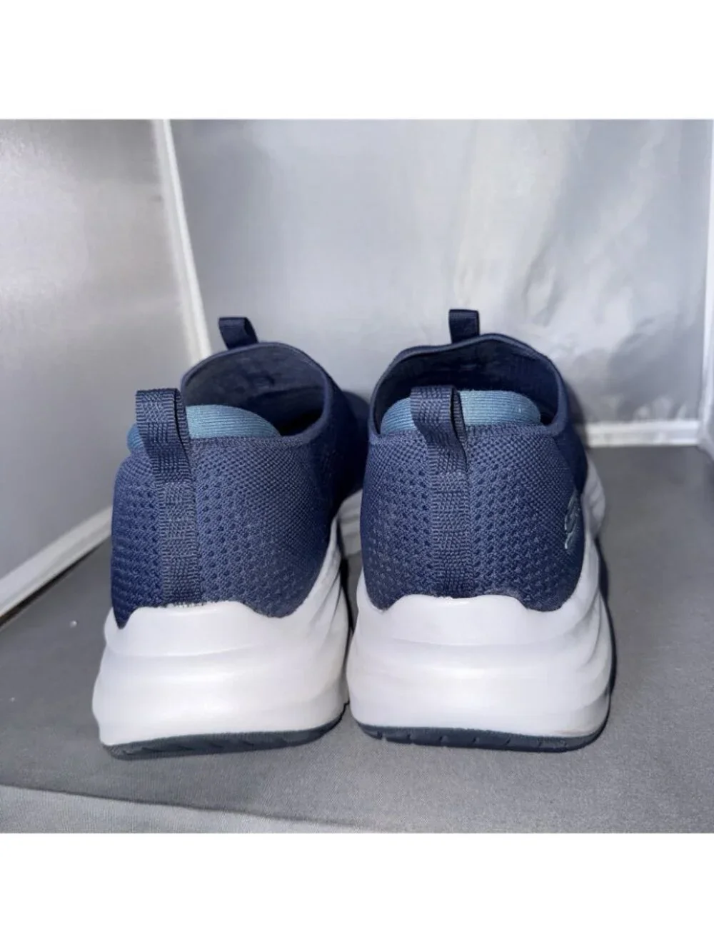 Skechers Vapor Foam - Fresh Trend Men's Slip-On Shoes Navy Size 13 - Picture 5 of 9